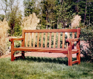 8' Wooden Outdoor Benches