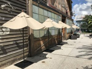 Half Umbrellas for Balconies