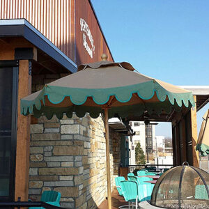 6′ Hexagonal Outdoor Market Umbrellas