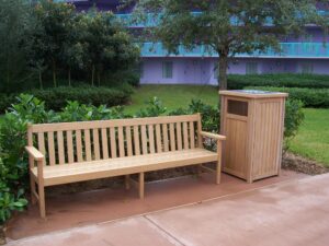 Custom Wooden Outdoor Benches for Hospitality Venues