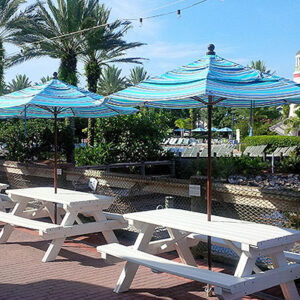 Synthetic Wood Outdoor Seating for Hotels & Resorts