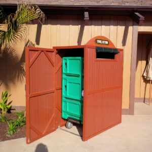 Synthetic Wood Towel Return Bins for Hotels & Resorts