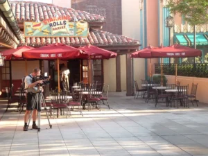 Custom-Printed Umbrellas for Theme Parks